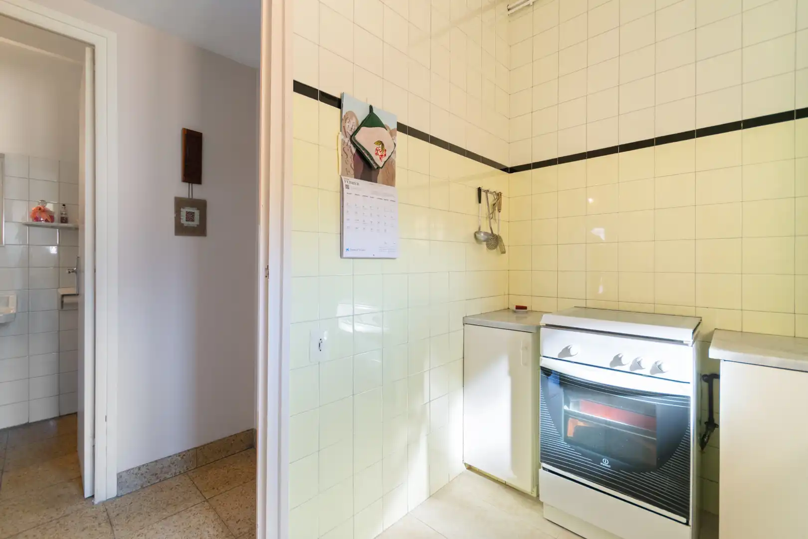 Kitchen of Flat for sale in Barcelona  with Heating, Terrace and Balcony