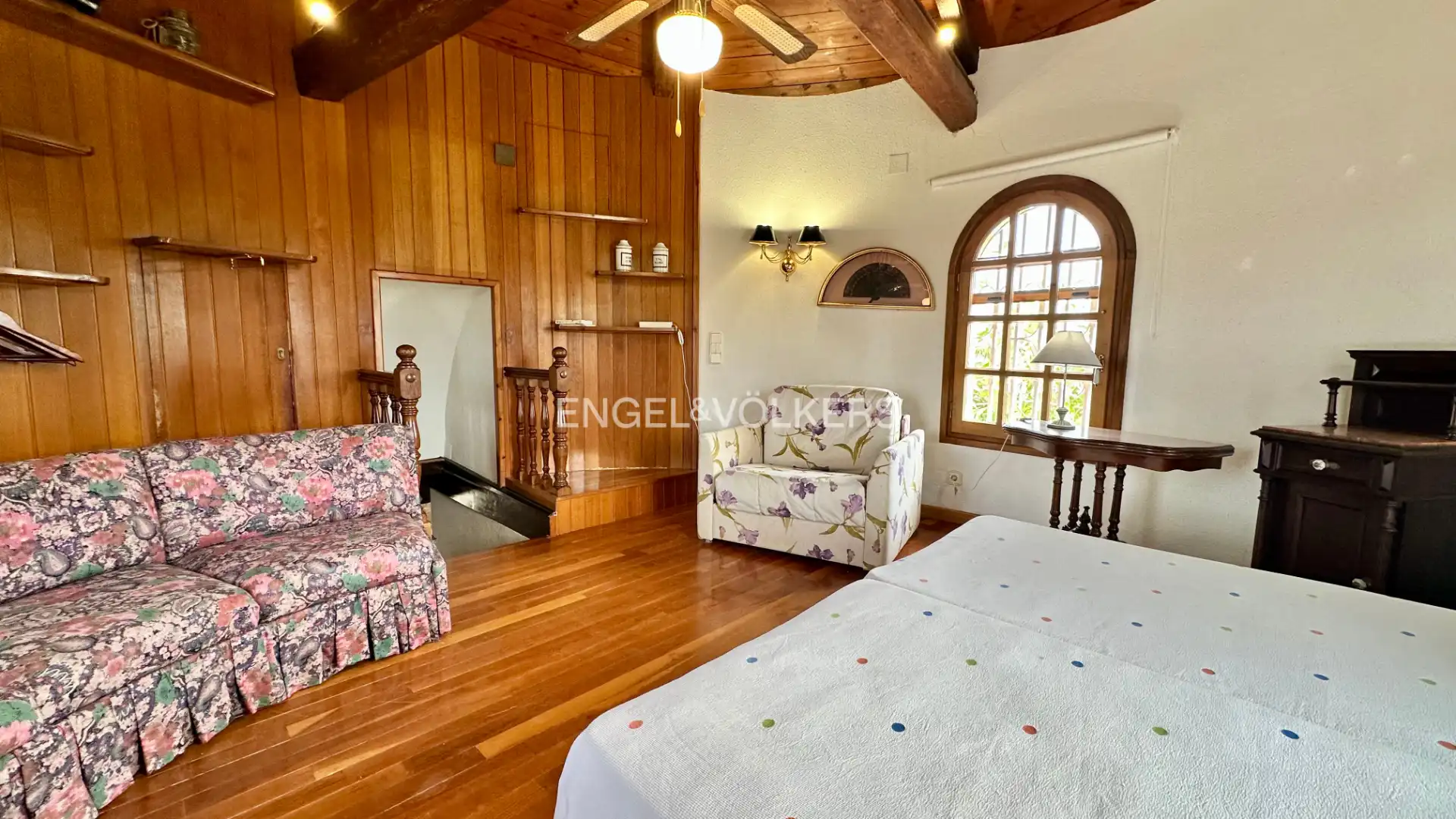 Wohnzimmer von Haus oder Chalet zum Verkauf in Mont-roig del Camp mit Klimaanlage, Heizung und Privatgarten