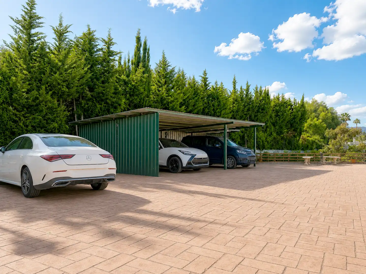 Parking of Houses for sale in Estepona  with Air Conditioner, Private garden and Terrace