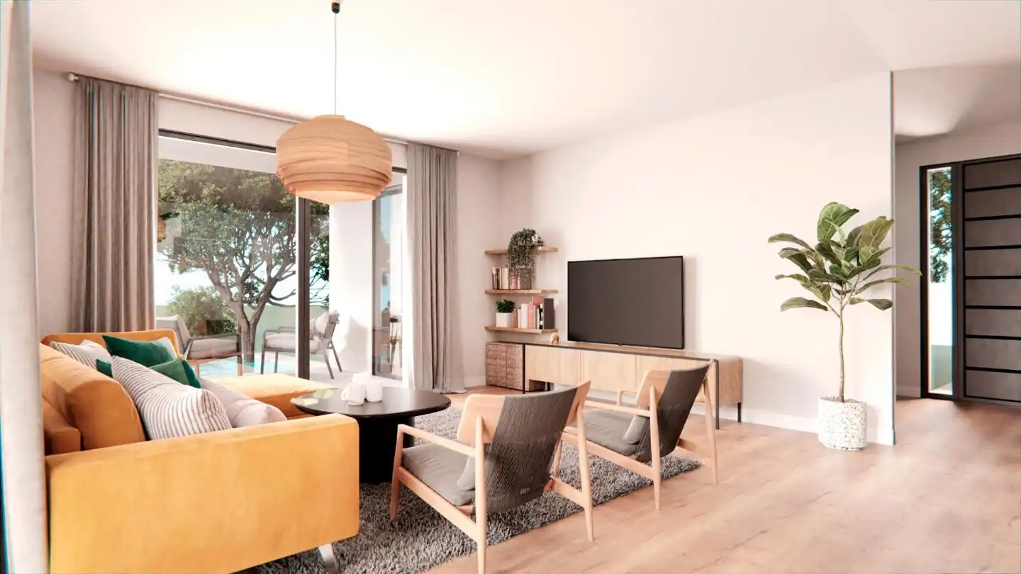 Living room of Houses for sale in Ourense Capital   with Private garden, Terrace and Swimming Pool