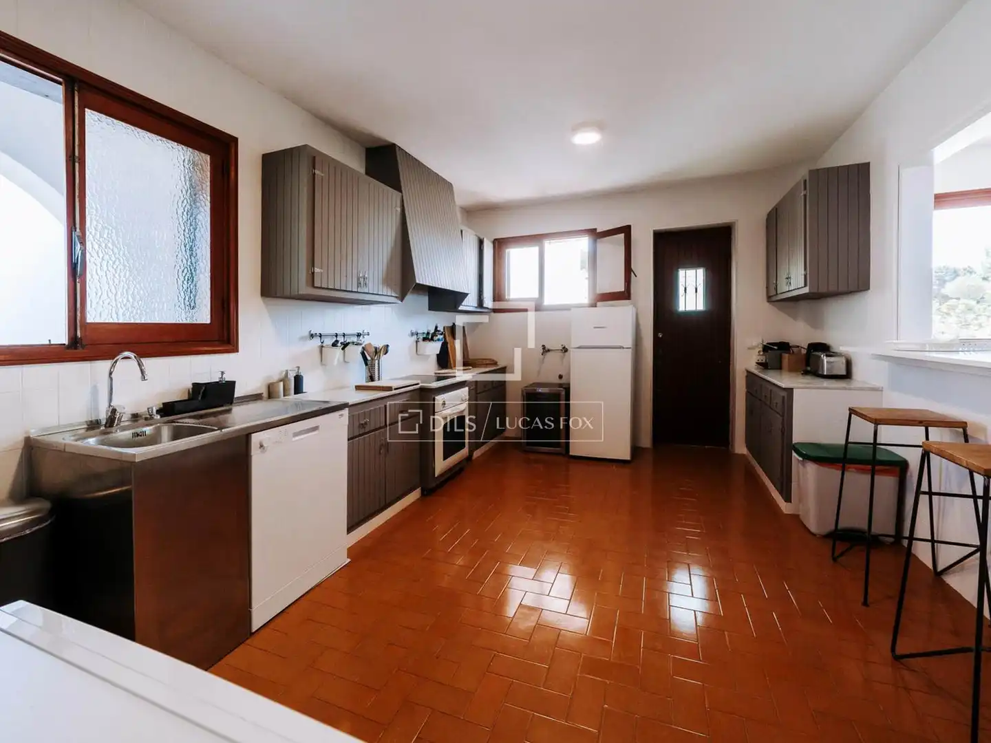 Cocina de Casa o chalet de alquiler en Lloret de Mar con Aire acondicionado, Calefacción y Jardín privado