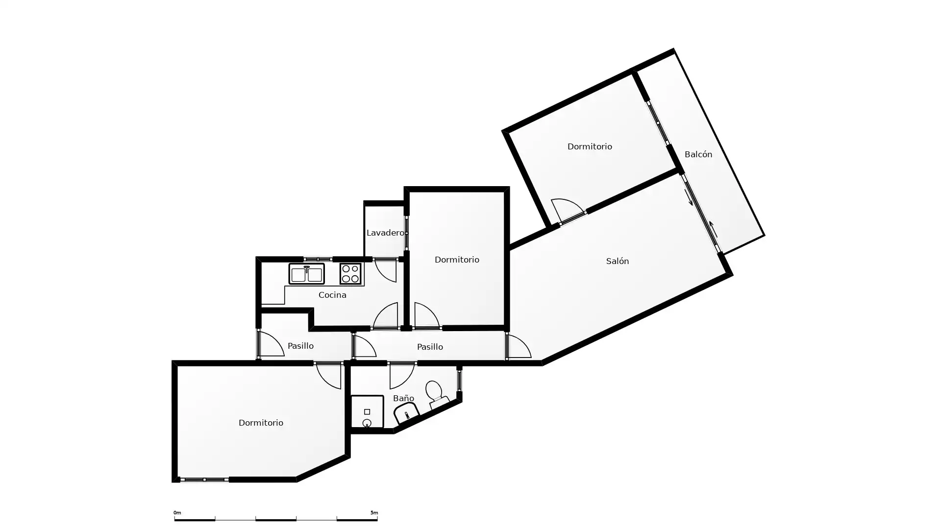 Piso en venta en Badalona con Calefacción, Terraza y Balcón