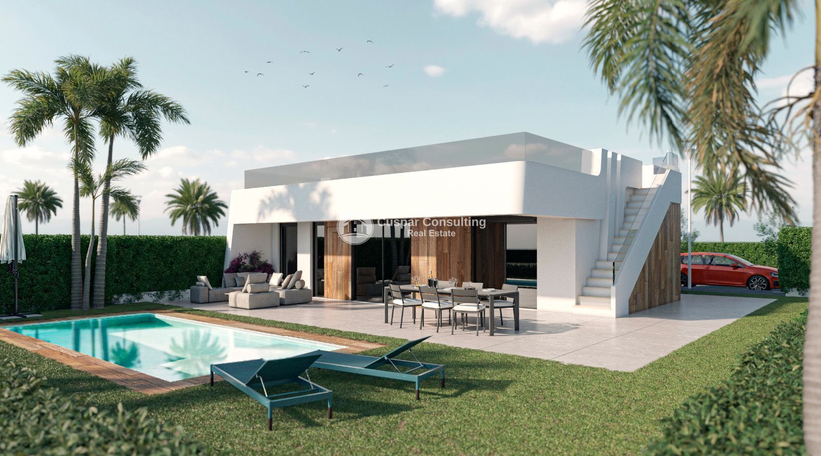 Jardí de Casa o xalet en venda en Alhama de Murcia amb Calefacció, Jardí privat i Terrassa