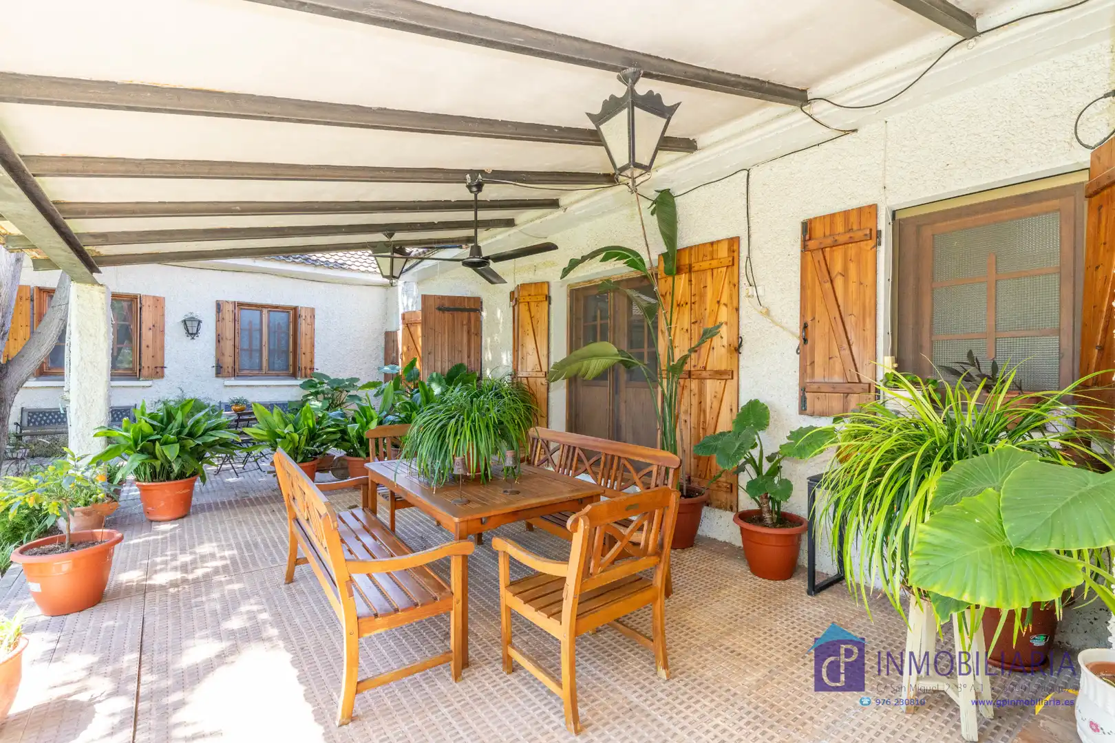 Terraza de Casa o chalet en venta en Quinto con Aire acondicionado, Calefacción y Jardín privado