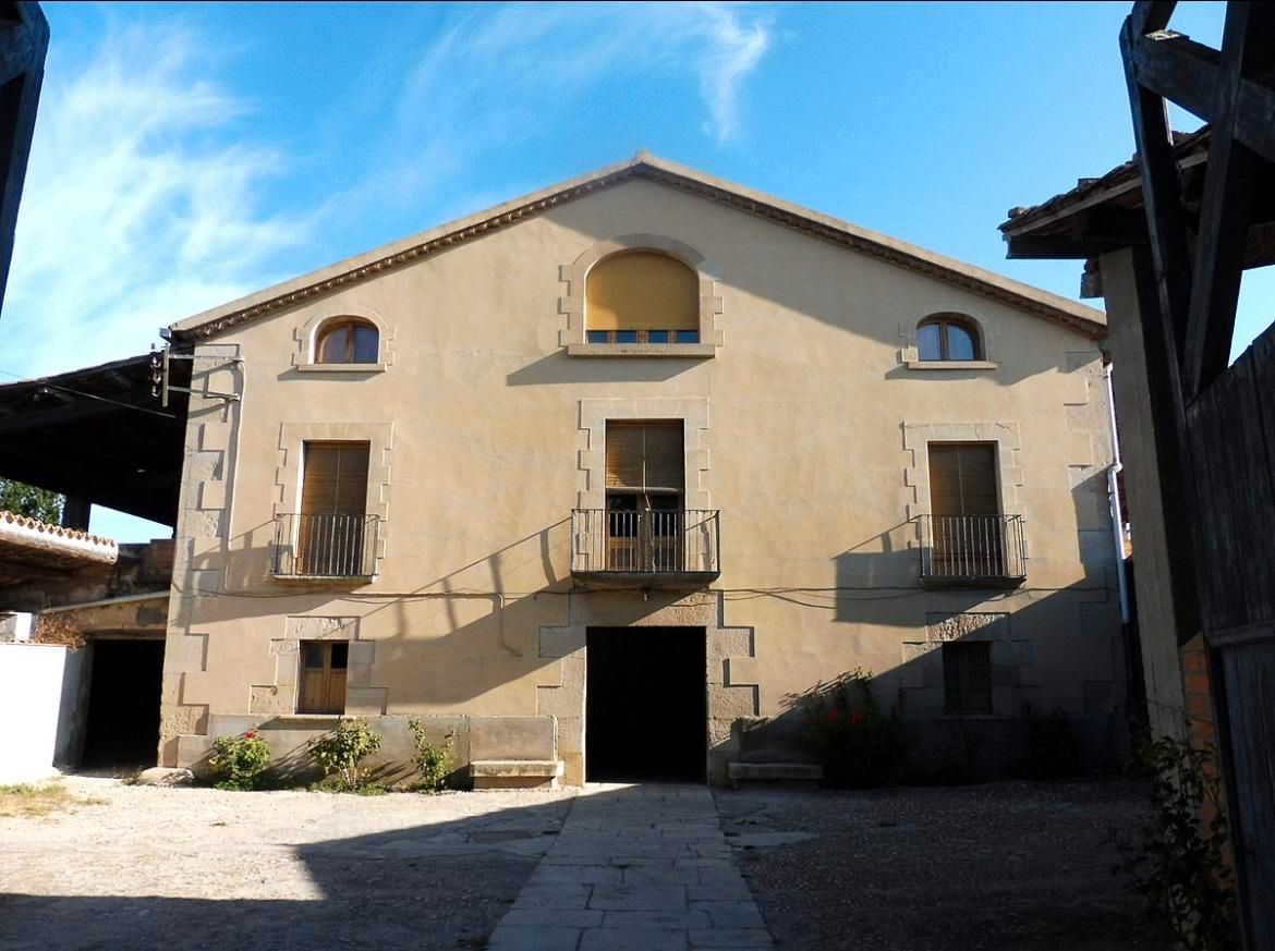 Exterior view of Country house for sale in Bellpuig  with Heating, Private garden and Terrace