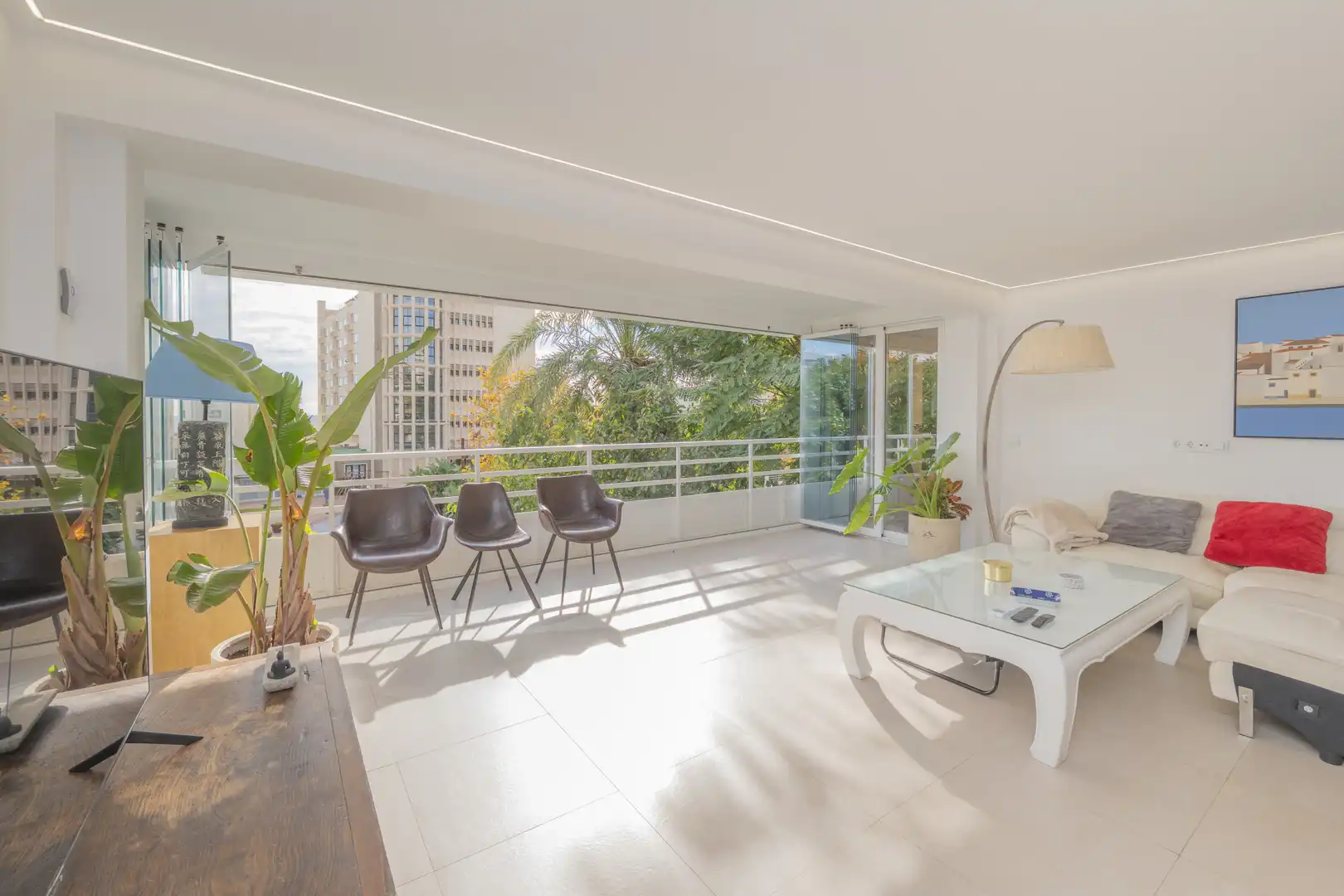 Sala de estar de Piso en venta en Torremolinos con Aire acondicionado, Terraza y Internet