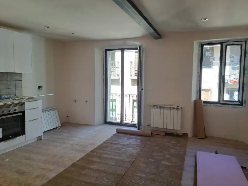 Sala de estar de Apartamento de alquiler en Puigcerdà con Calefacción, Parquet y Horno