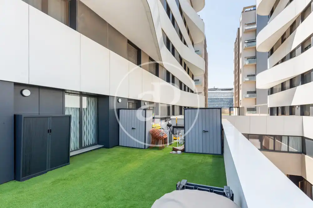 Terrasse von Wohnung zum Verkauf in Valencia mit Klimaanlage, Heizung und Privatgarten
