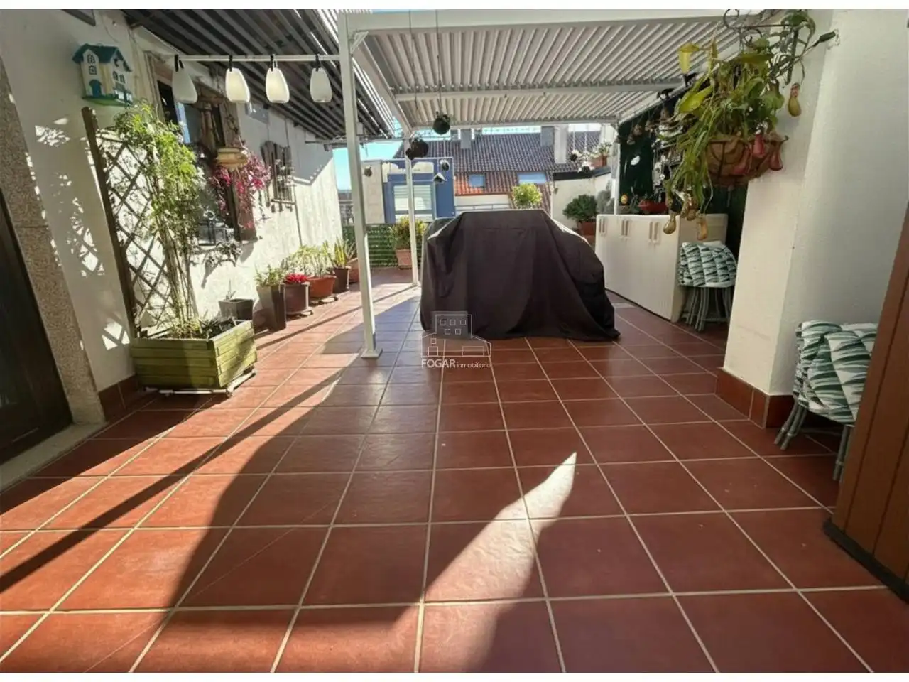 Terrace of Flat for sale in Vilagarcía de Arousa  with Heating, Terrace and Balcony