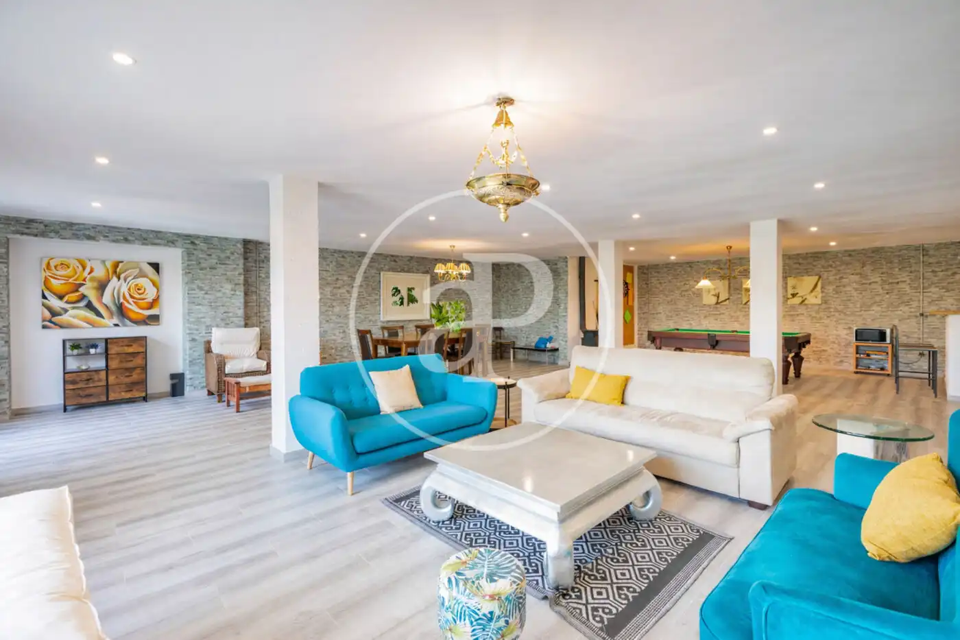 Living room of Houses for sale in Venturada  with Heating, Private garden and Terrace