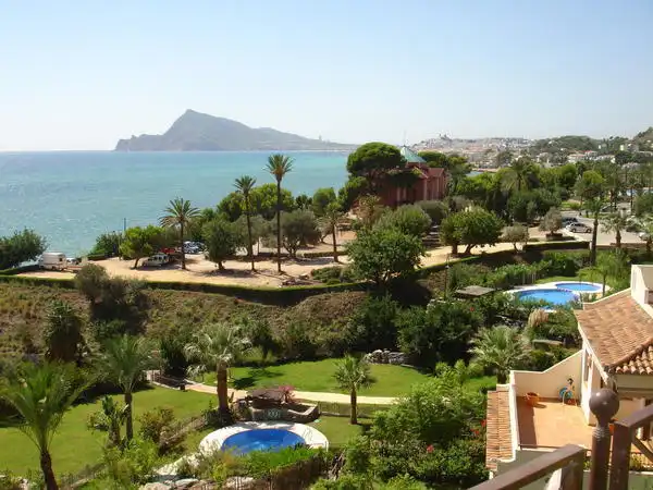 Jardín de Apartamento de alquiler en Altea con Aire acondicionado, Calefacción y Terraza