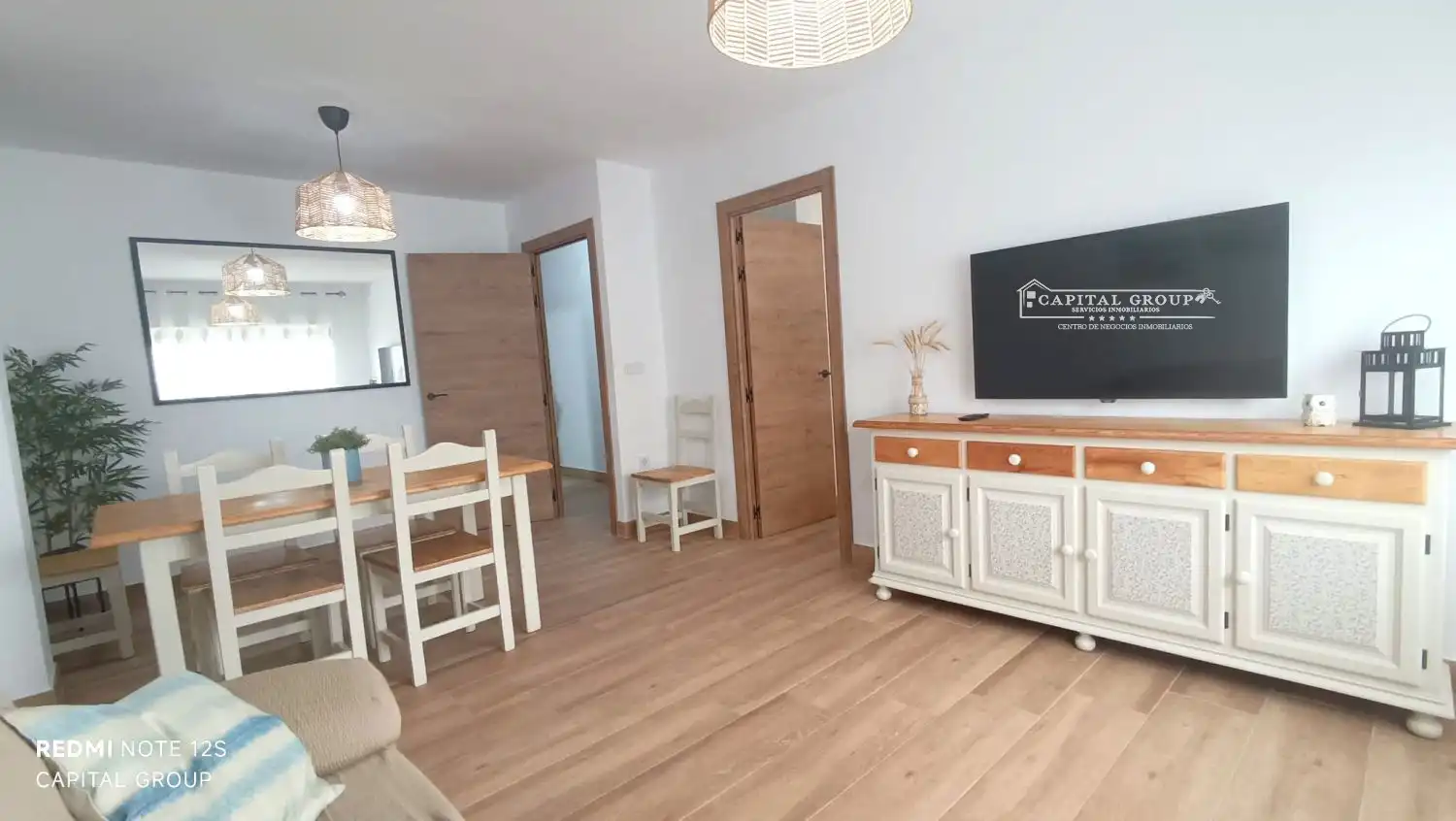 Sala de estar de Piso en venta en Punta Umbría con Amueblado, Horno y Lavadora