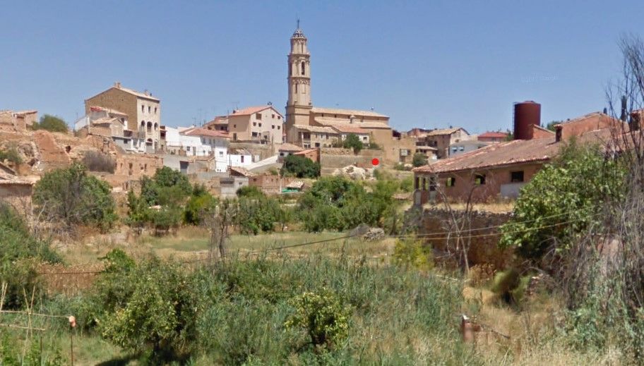 Vista exterior de Casa o xalet en venda en Torrecilla de Alcañiz amb Jardí privat
