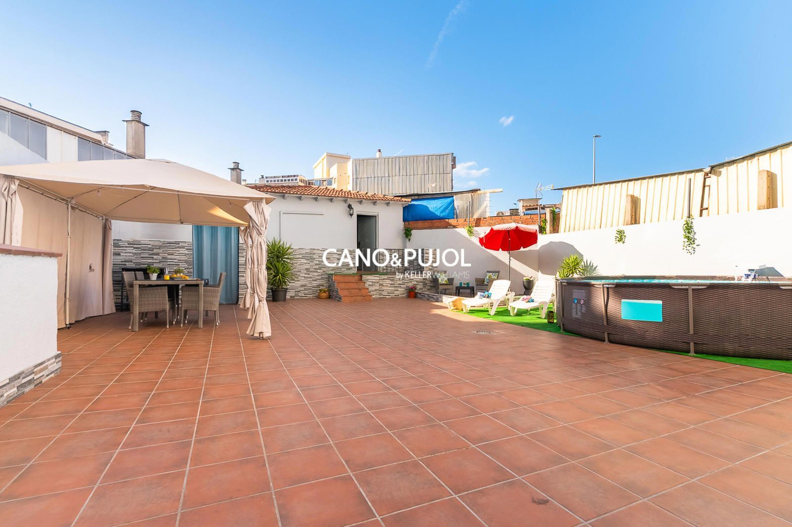 Terrace of Flat for sale in Rubí  with Air Conditioner, Heating and Terrace