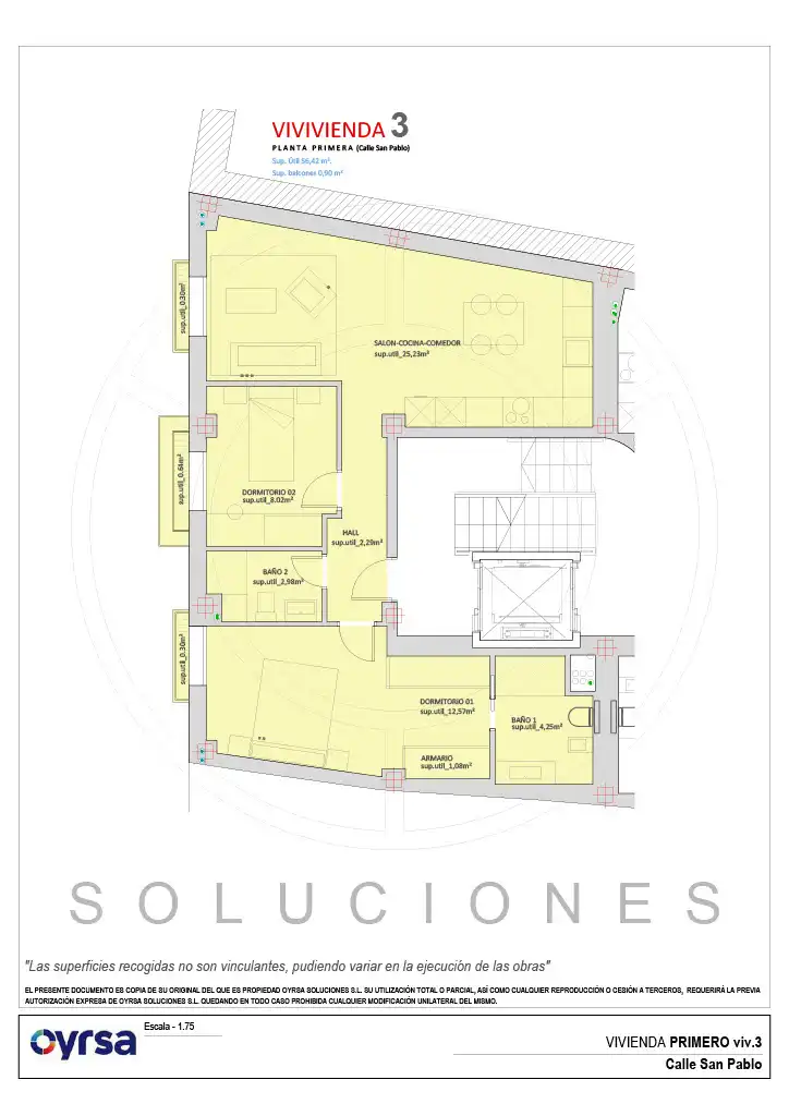 Flat for sale in Salamanca  with Air Conditioner, Heating and Balcony