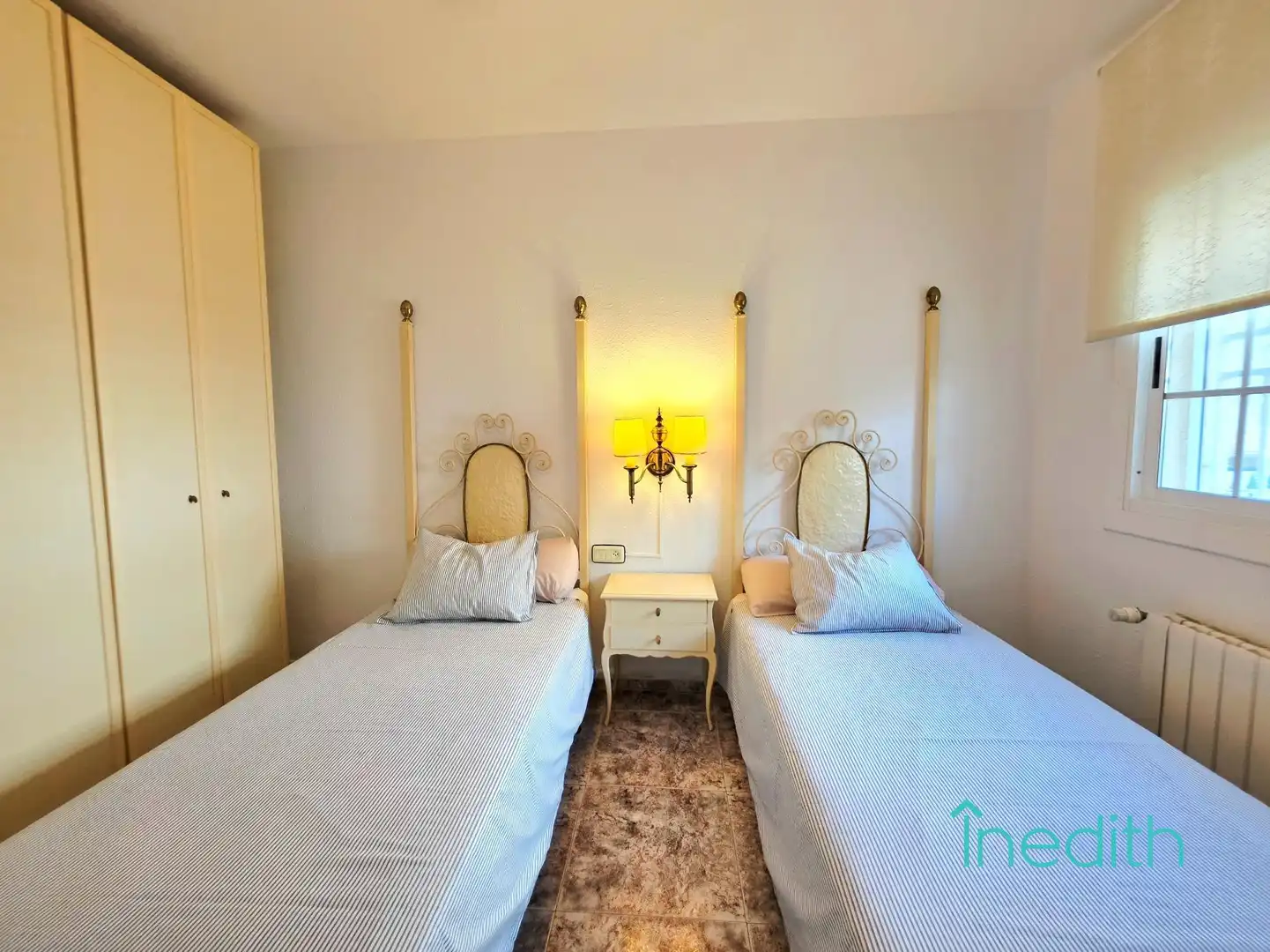 Schlafzimmer von Wohnung zum Verkauf in Cubelles mit Heizung, Privatgarten und Terrasse