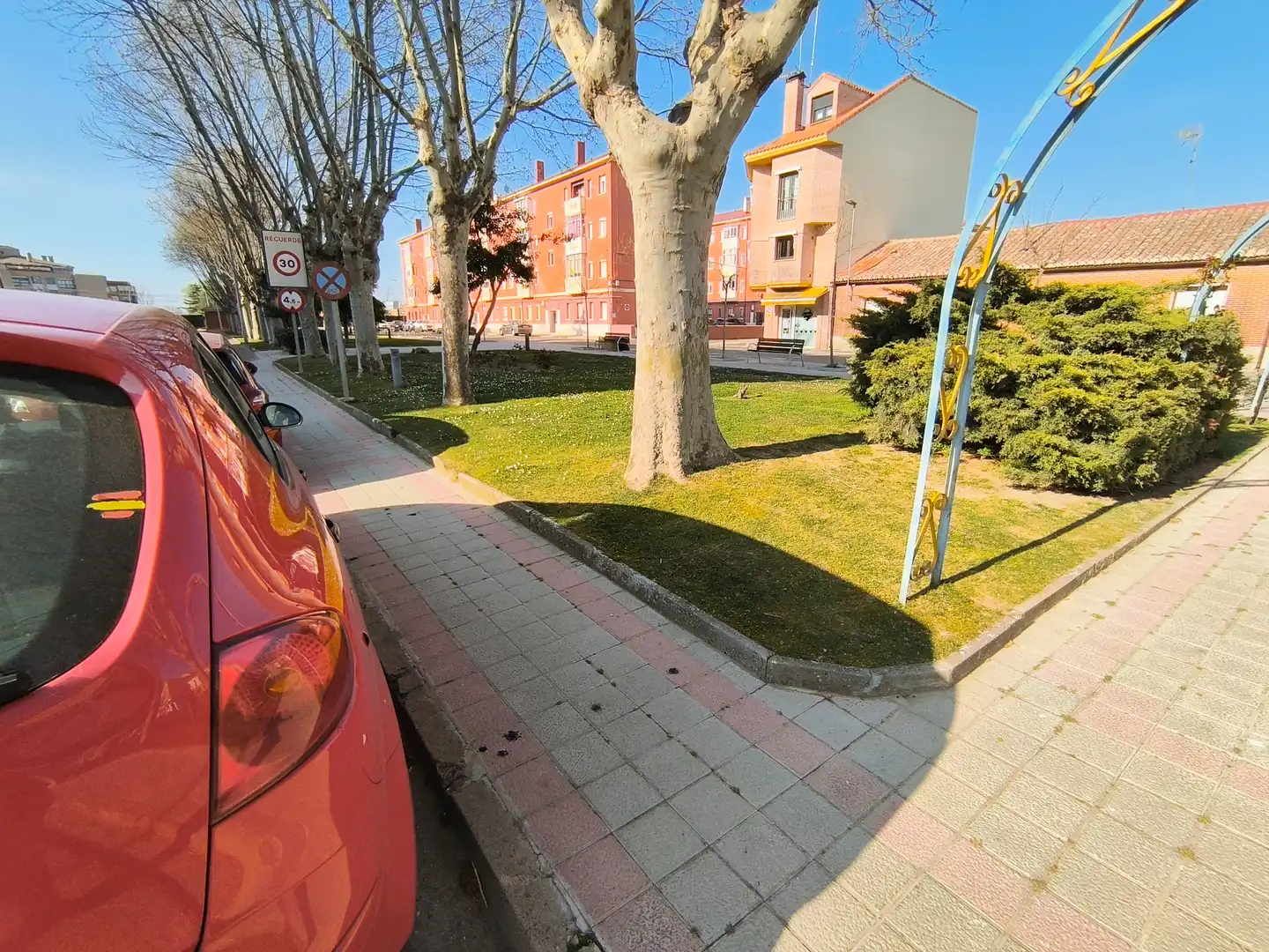 Parking of Flat for sale in Venta de Baños  with Heating, Terrace and Furnished
