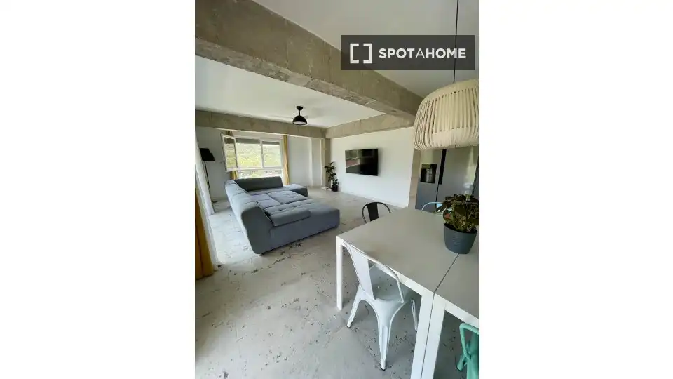 Living room of Flat for rent in Gilet  with Air Conditioner, Heating and Furnished