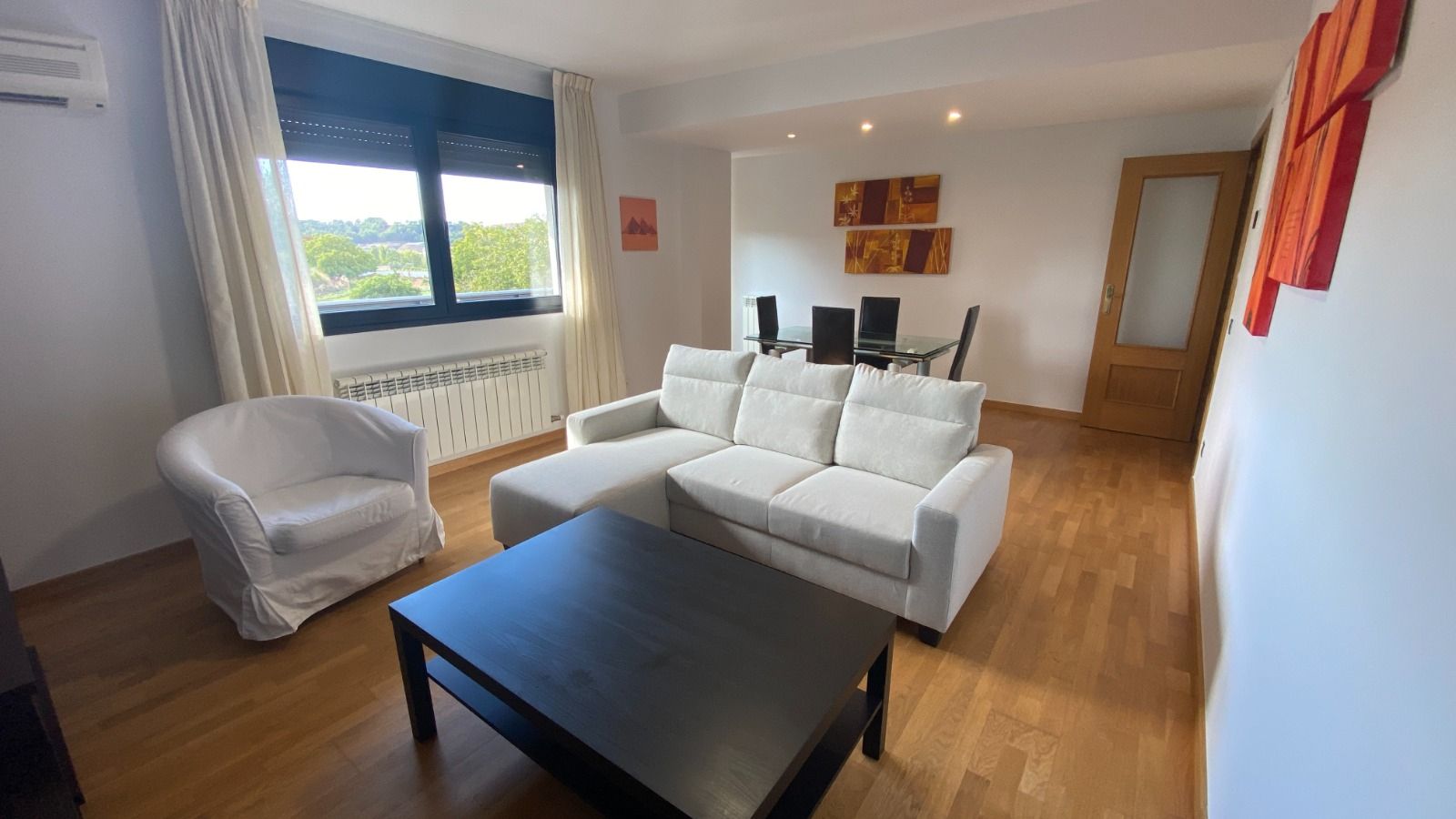 Sala de estar de Dúplex en venta en Murillo de Río Leza con Aire acondicionado, Calefacción y Parquet
