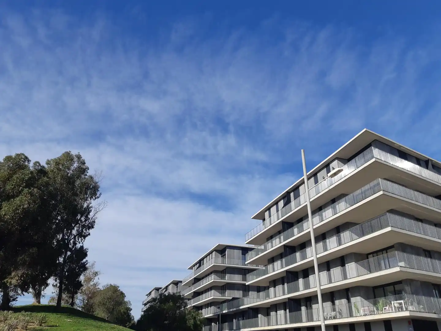 Vista exterior de Piso de alquiler en Badalona con Calefacción, Jardín privado y Terraza