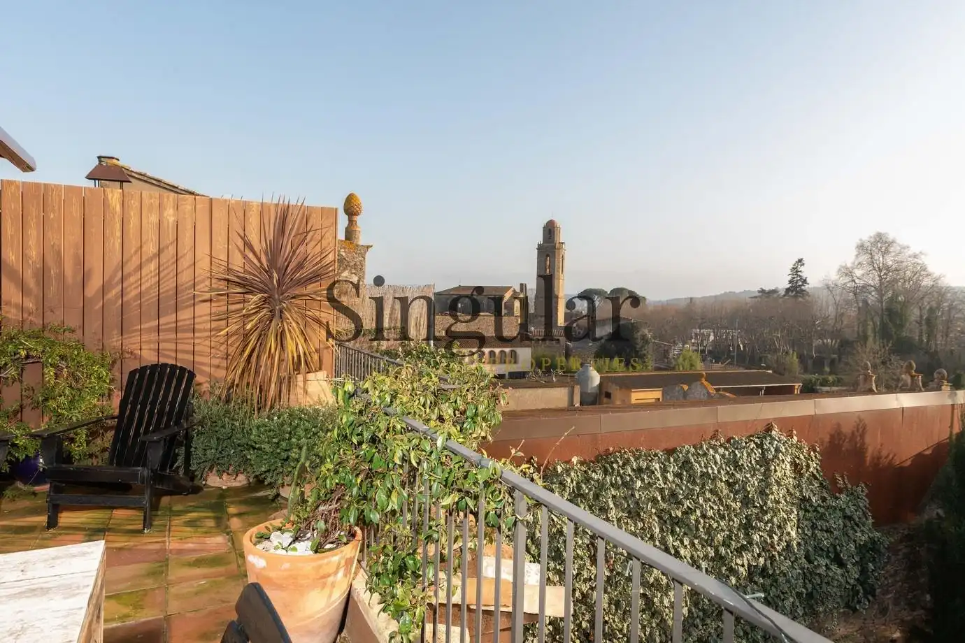 Terrassa de Finca rústica en venda en Corçà amb Aire condicionat, Calefacció i Jardí privat