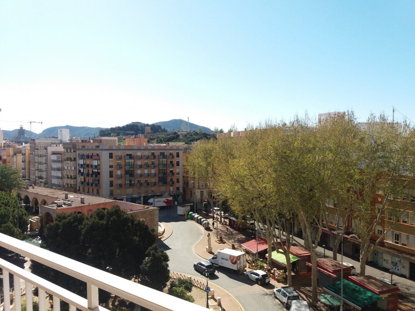 Vista exterior de Piso de alquiler en Cartagena con Aire acondicionado y Balcón