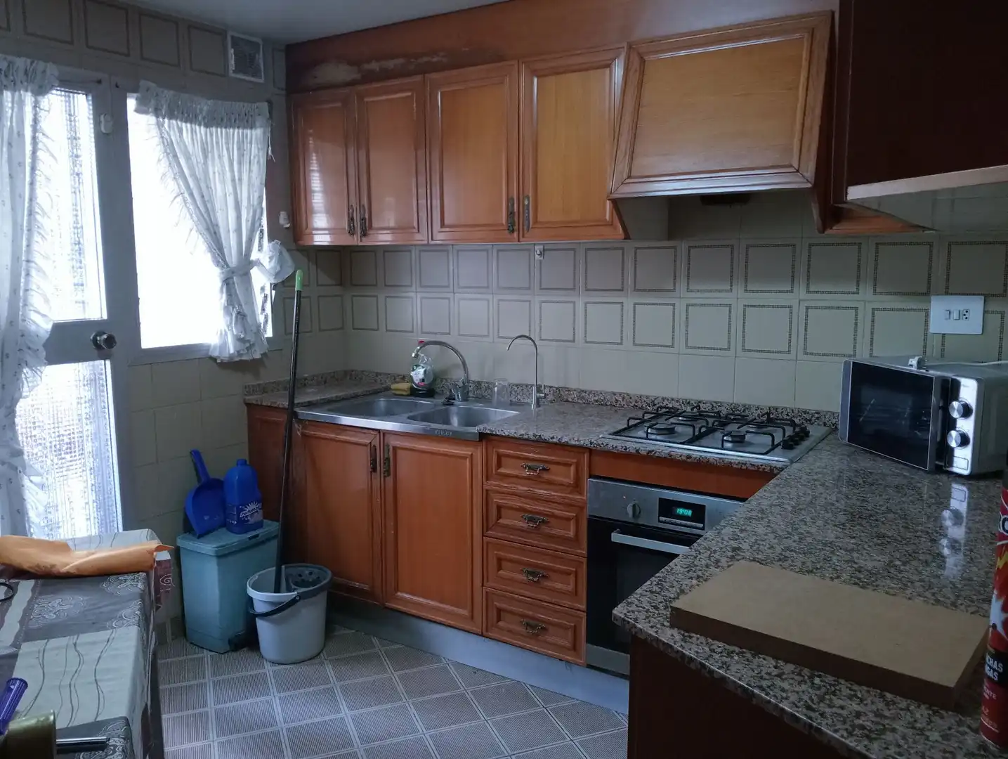 Cocina de Piso de alquiler en Valencia con Terraza