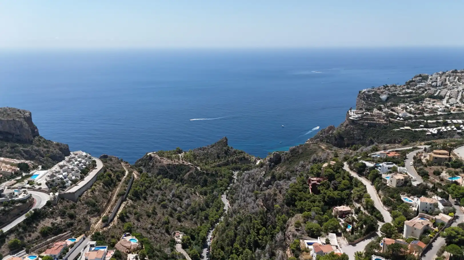Vista exterior de Casa o chalet en venta en Benitachell / El Poble Nou de Benitatxell con Aire acondicionado, Calefacción y Jardín privado