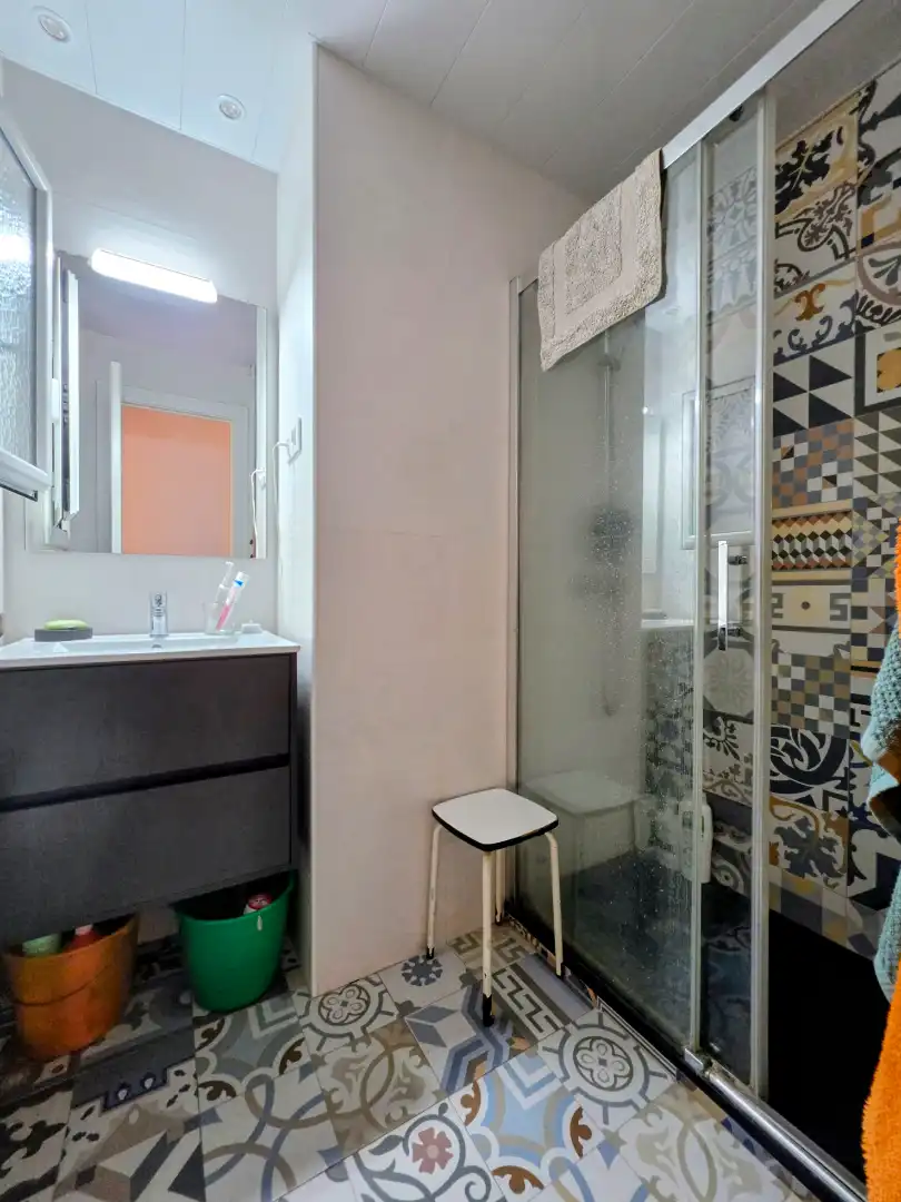 Bathroom of Attic for sale in Barcelona  with Terrace, Furnished and Oven