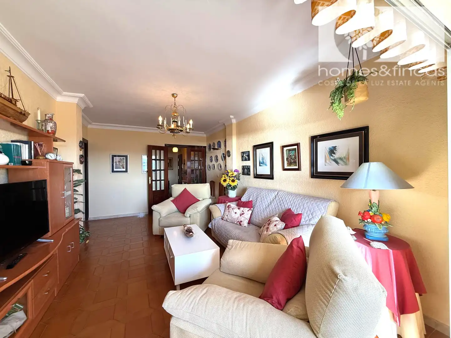 Sala d'estar de Apartament en venda en Ayamonte amb Moblat, Forn i Rentadora