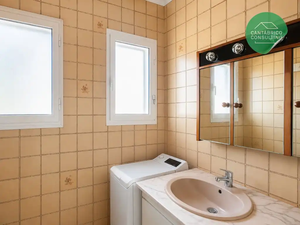 Badezimmer von Wohnung zum Verkauf in Navia mit Möbliert