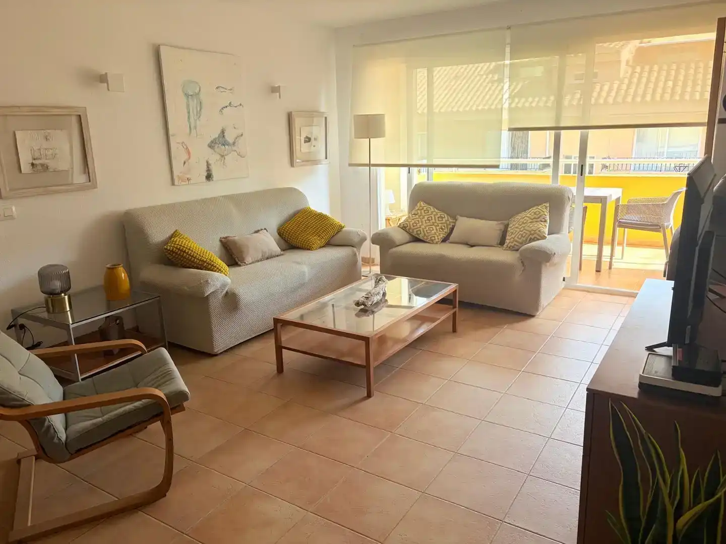 Living room of Flat for rent in Ses Salines
