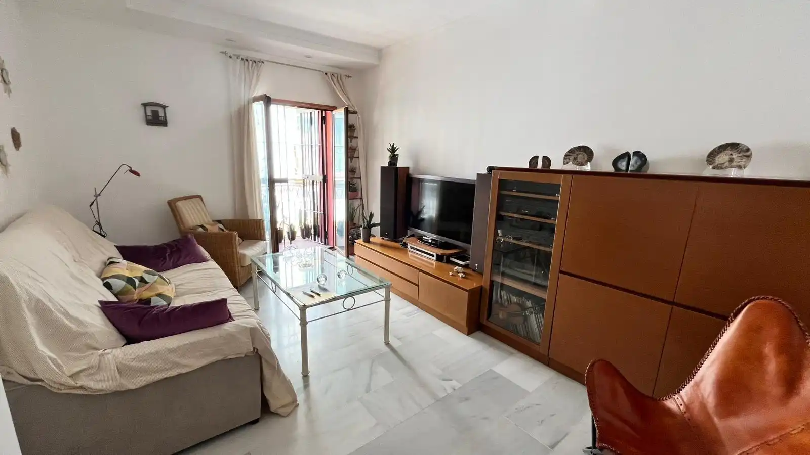 Sala de estar de Piso en venta en Sevilla con Aire acondicionado, Calefacción y Terraza