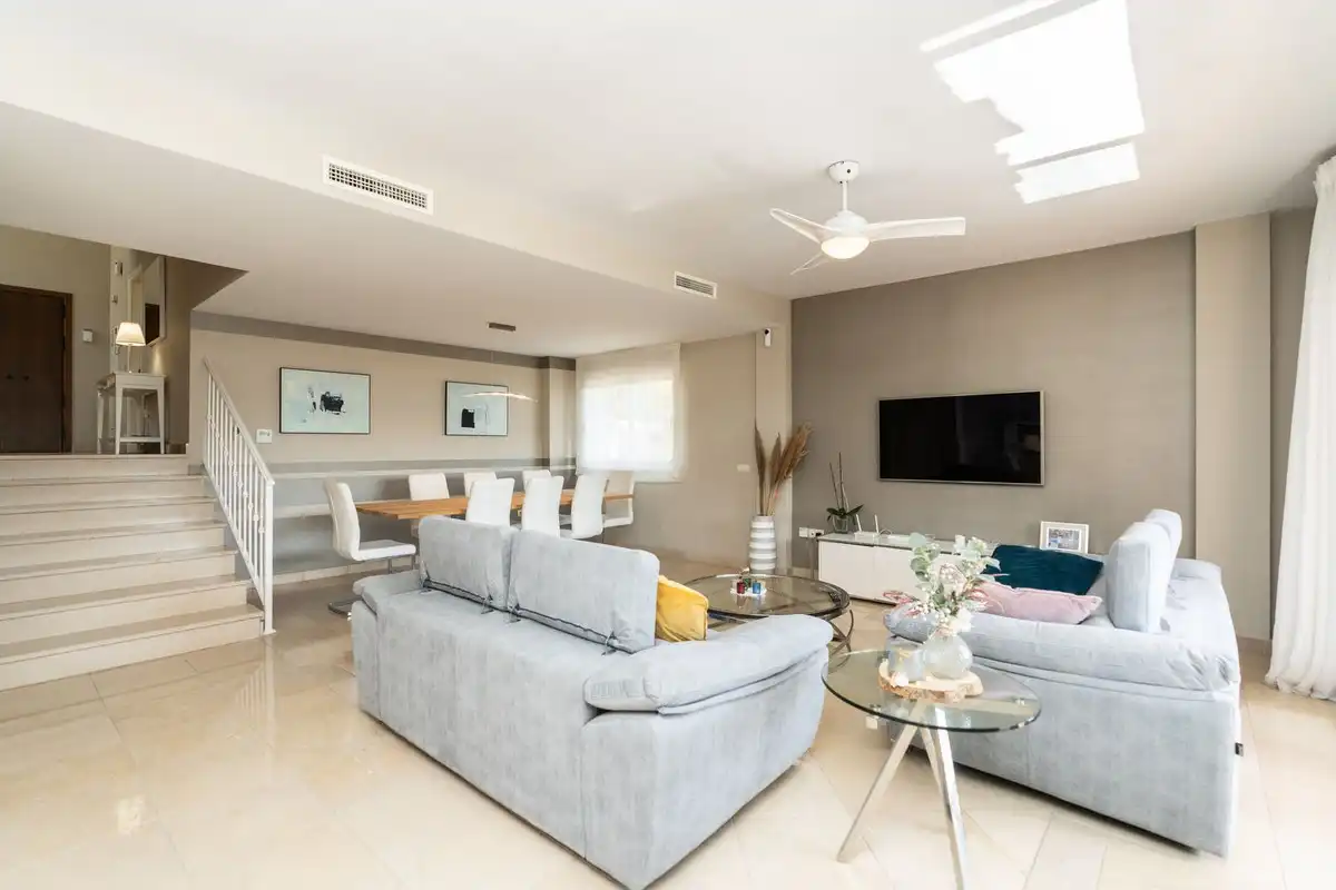 Living room of Houses for sale in Mijas  with Air Conditioner, Heating and Private garden