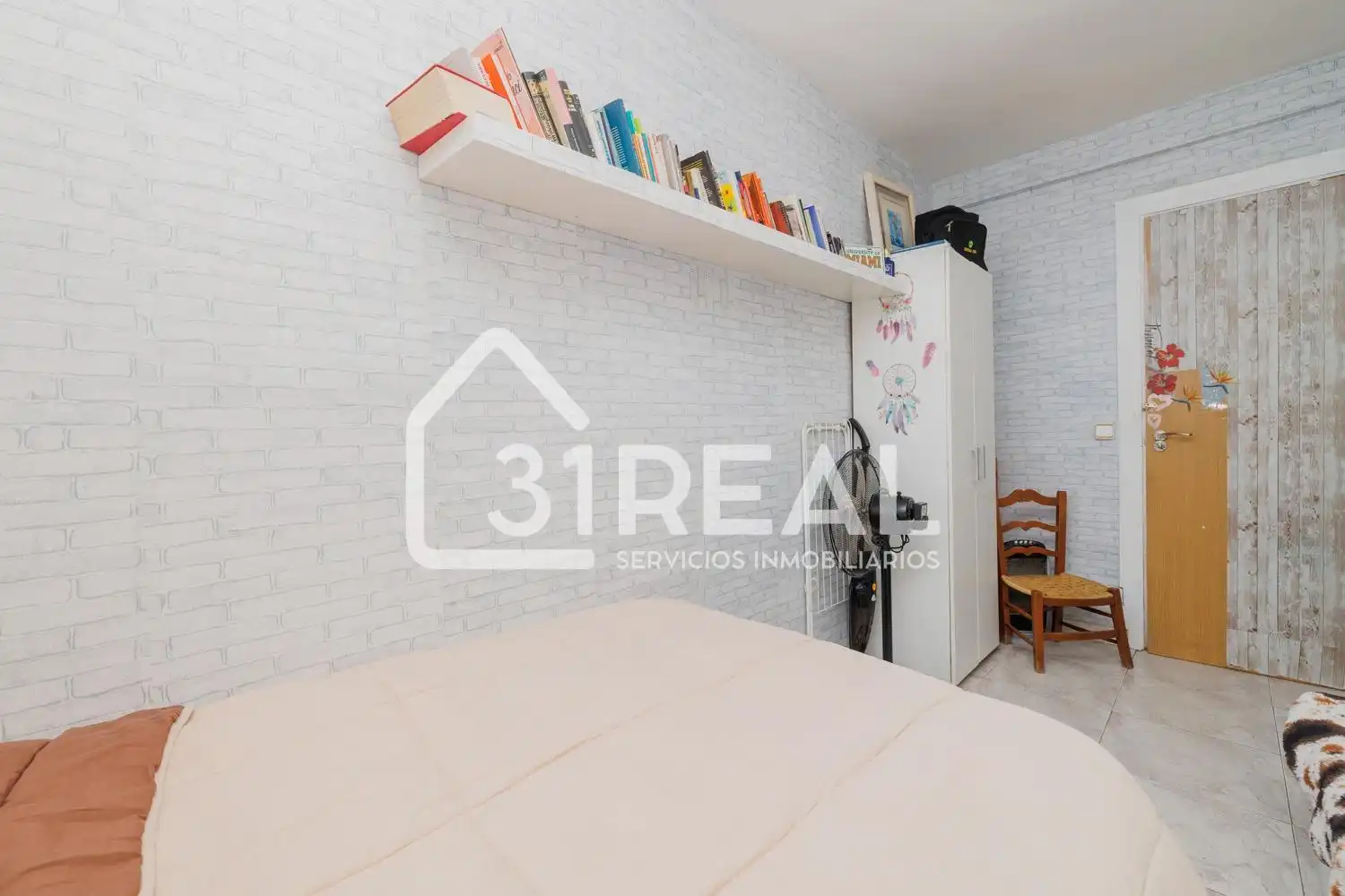 Bedroom of Flat for sale in Madrid  with Air Conditioner, Heating and Terrace
