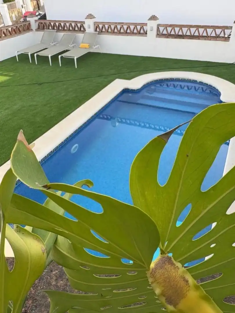 Piscina de Casa o xalet de lloguer en Estepona amb Aire condicionat, Jardí privat i Terrassa