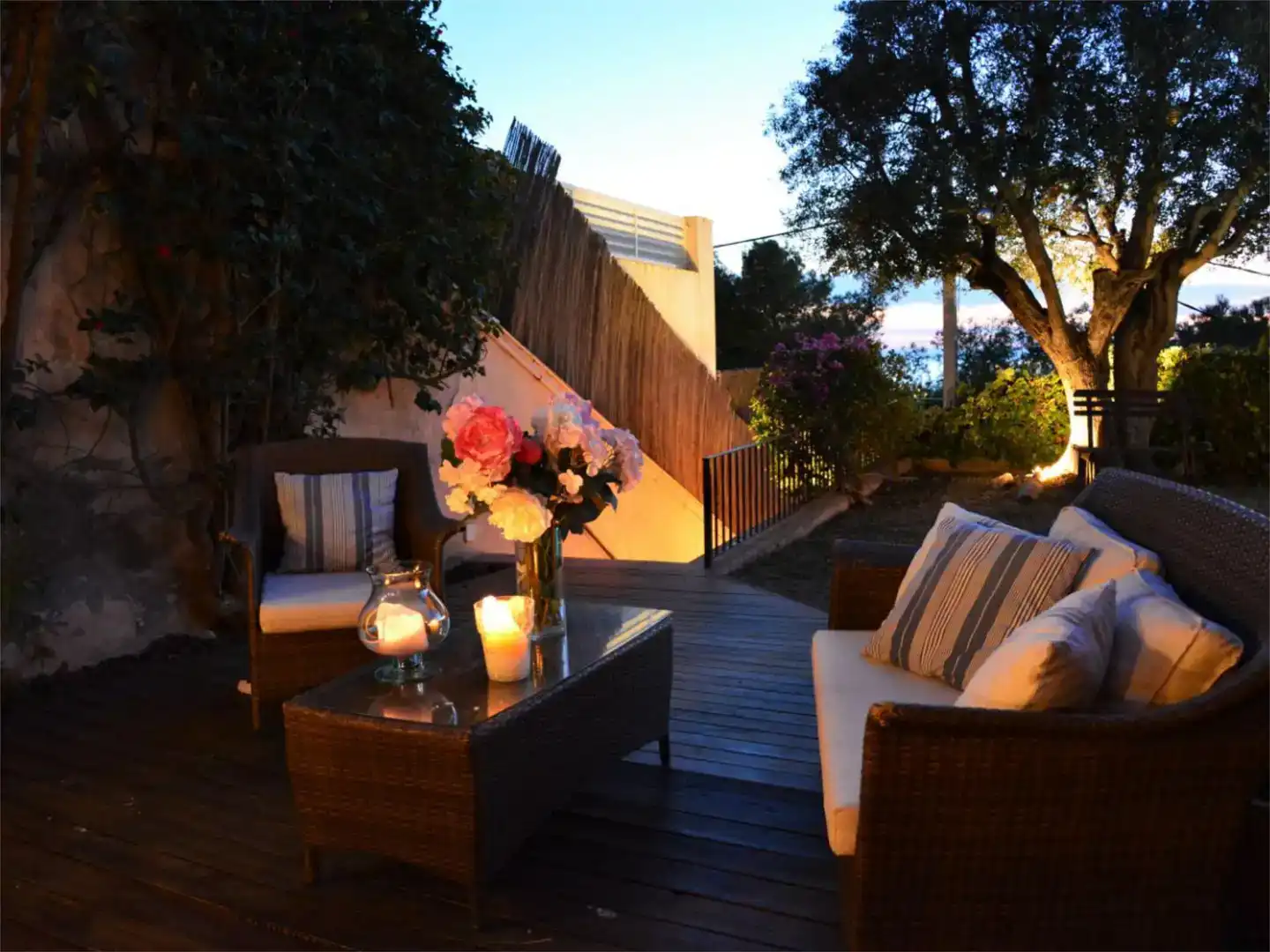 Terraza de Casa o chalet de alquiler en Sitges con Aire acondicionado, Piscina y Amueblado