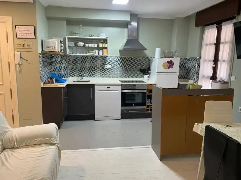 Kitchen of Apartments for sale in Comillas (Cantabria)  with Heating, Private garden and Parquet flooring
