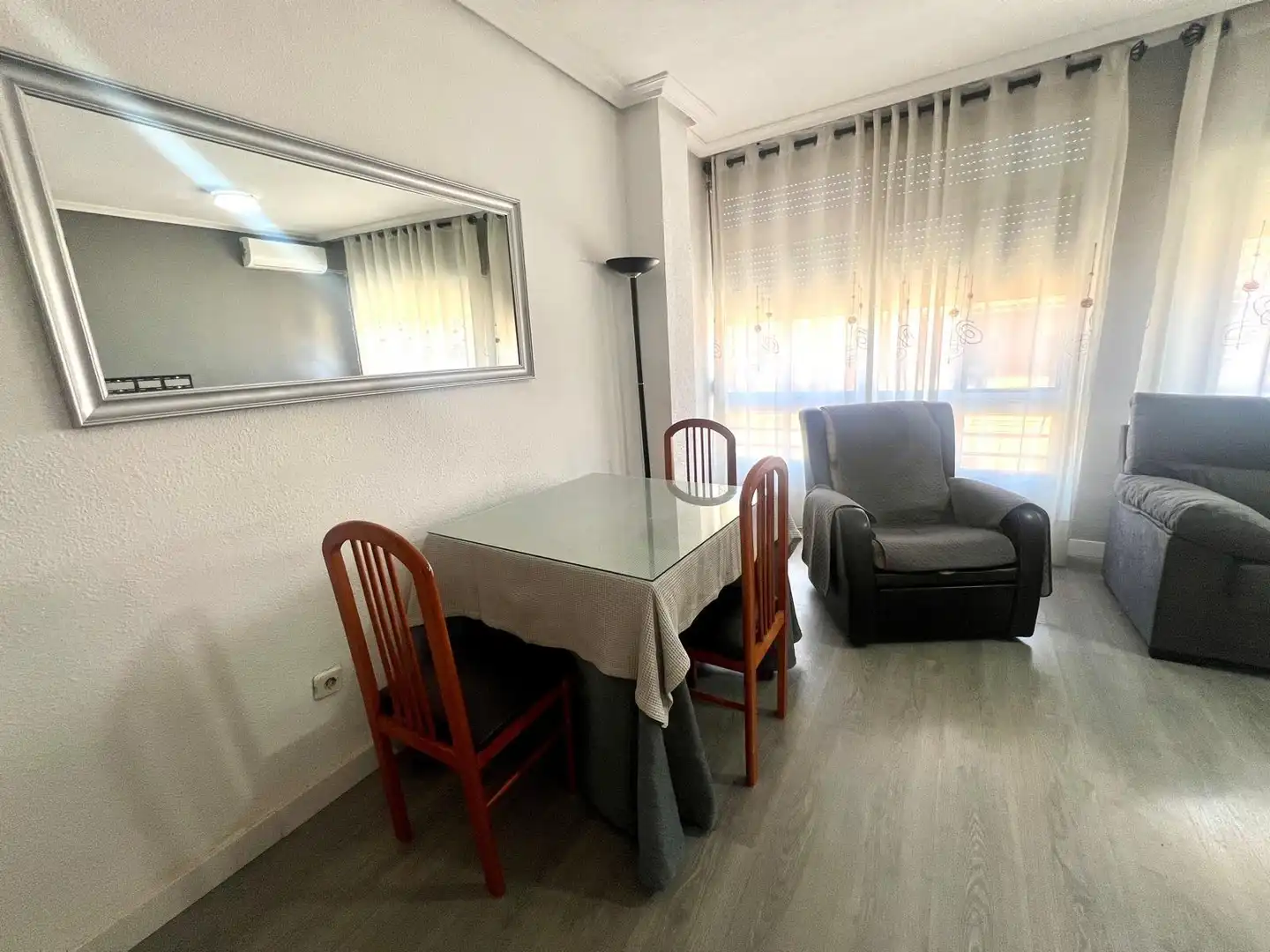 Bedroom of Flat for rent in Plasencia  with Air Conditioner and Furnished