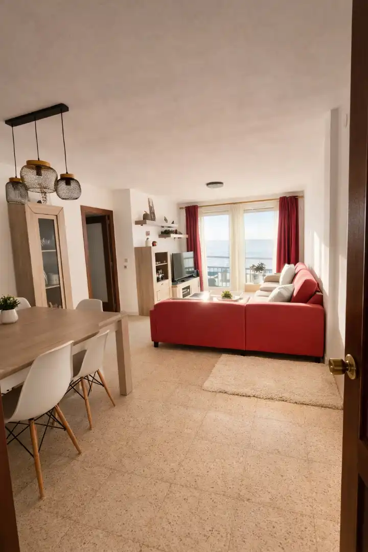 Sala d'estar de Pis en venda en  Tarragona Capital amb Calefacció, Moblat i Forn