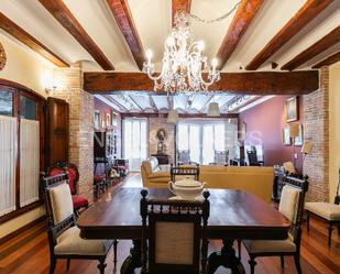 Dining room of Apartment for sale in  Valencia Capital  with Air Conditioner, Terrace and Balcony