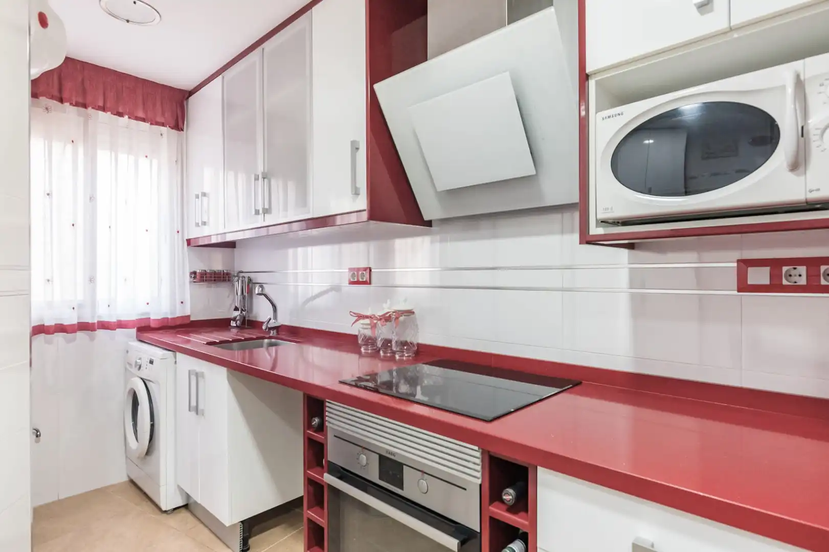 Cocina de Piso en venta en Murcia con Parquet, Amueblado y Horno