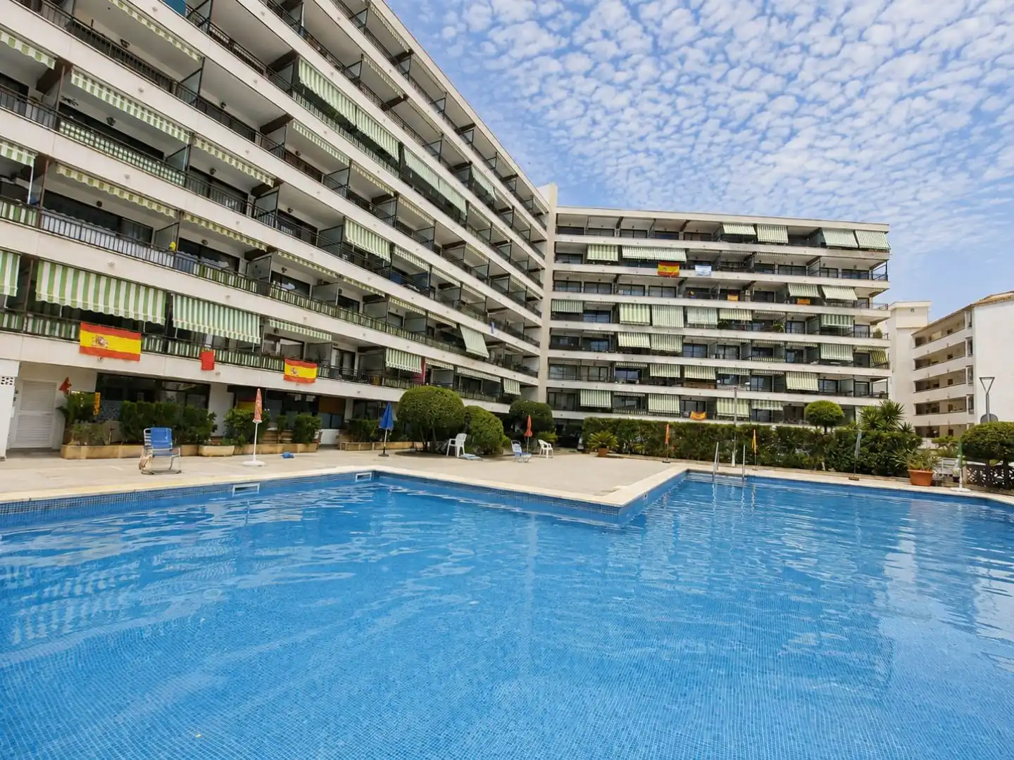 Schwimmbecken von Wohnung zum Verkauf in Calvià mit Klimaanlage, Terrasse und Balkon