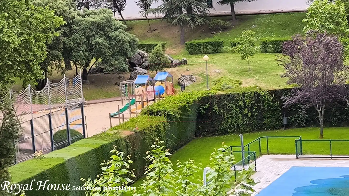 Garten von Maisonette zum Verkauf in Collado Villalba mit Klimaanlage, Heizung und Terrasse