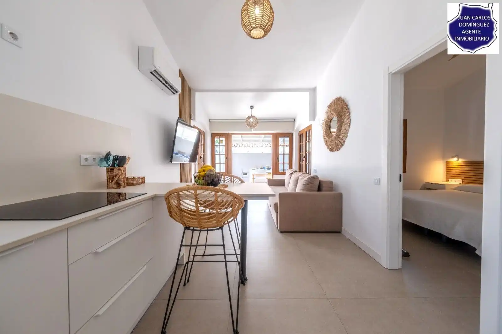 Sala de estar de Casa o chalet de alquiler en San Bartolomé de Tirajana con Aire acondicionado, Jardín privado y Terraza