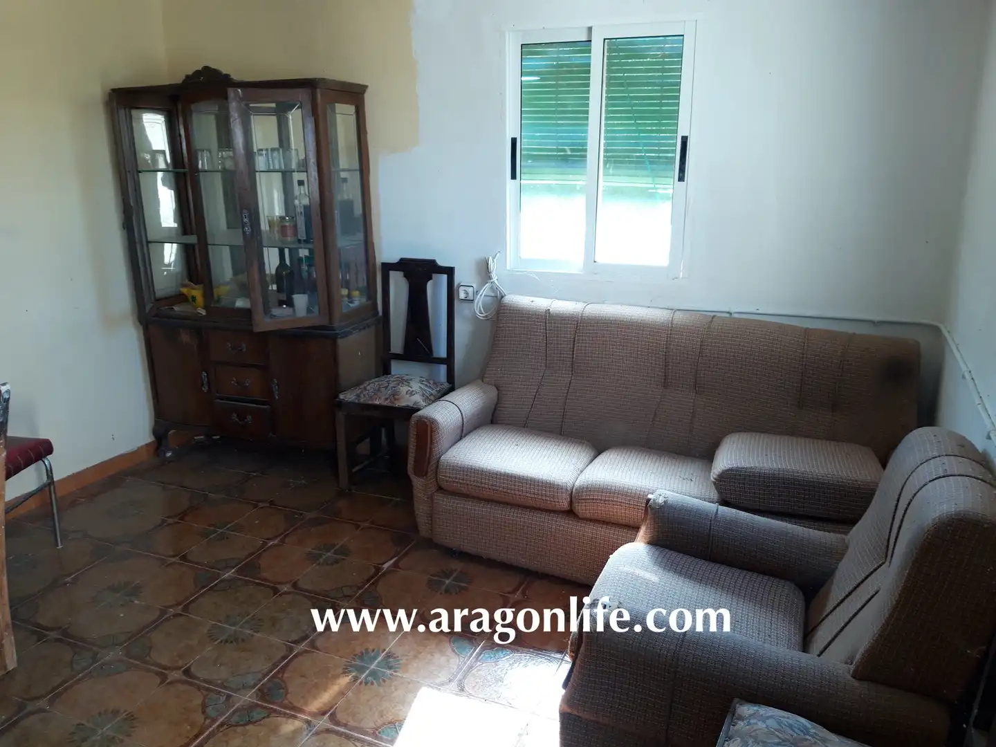 Sala de estar de Finca rústica en venta en Calaceite