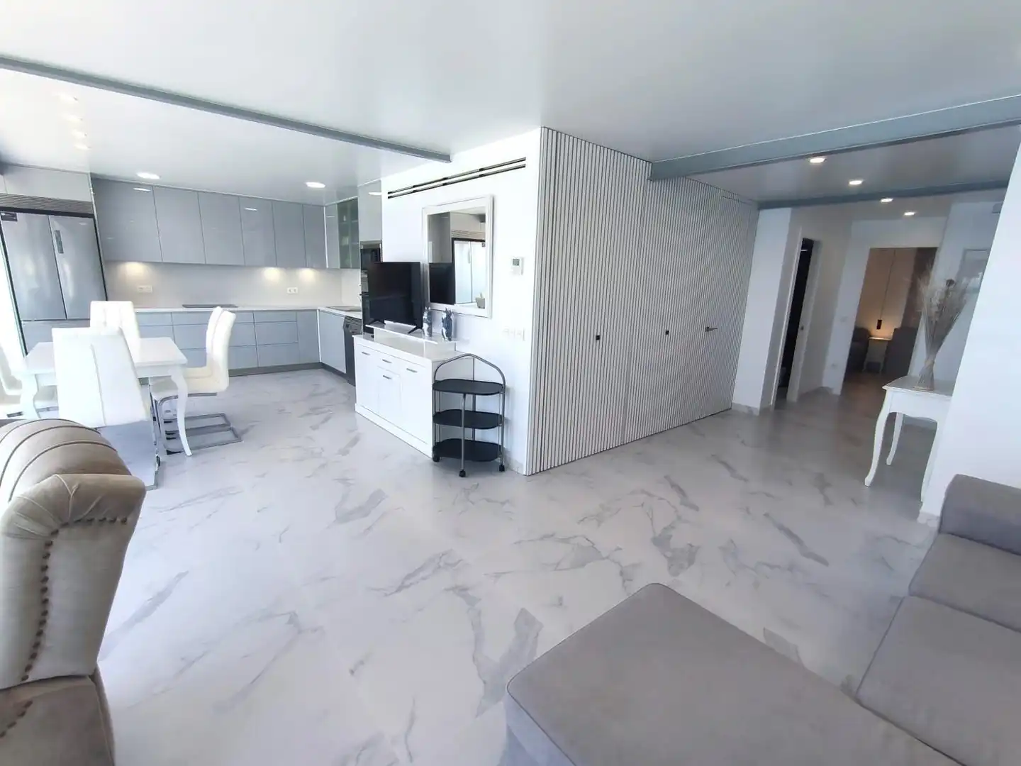 Kitchen of Flat for sale in Benidorm  with Air Conditioner, Heating and Furnished