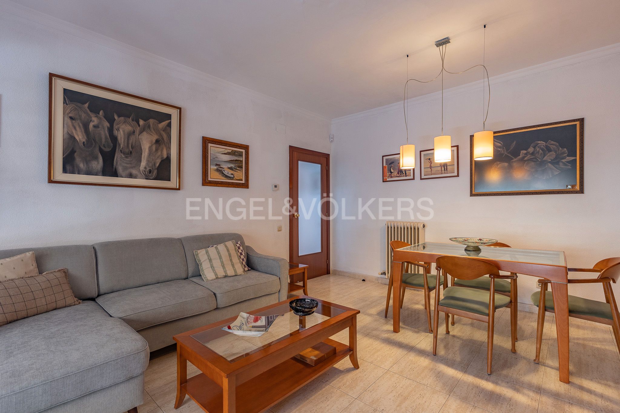 Wohnzimmer von Wohnungen zum verkauf in Montornès del Vallès mit Heizung und Balkon