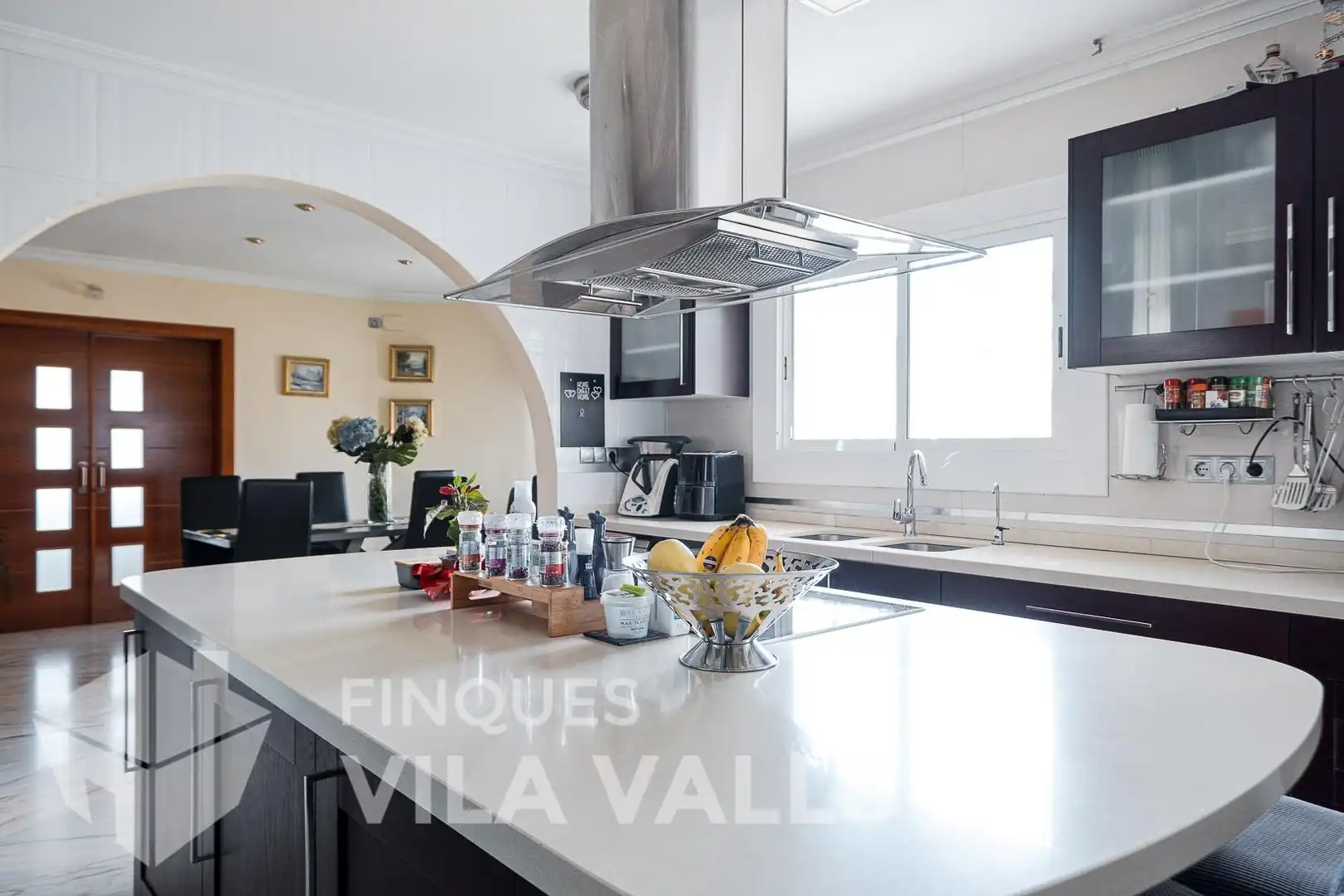 Cocina de Casa o chalet en venta en Caldes de Montbui con Aire acondicionado, Jardín privado y Terraza