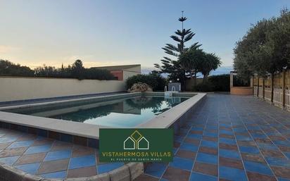 Piscina de Casa o xalet en venda en El Puerto de Santa María amb Aire condicionat, Terrassa i Piscina